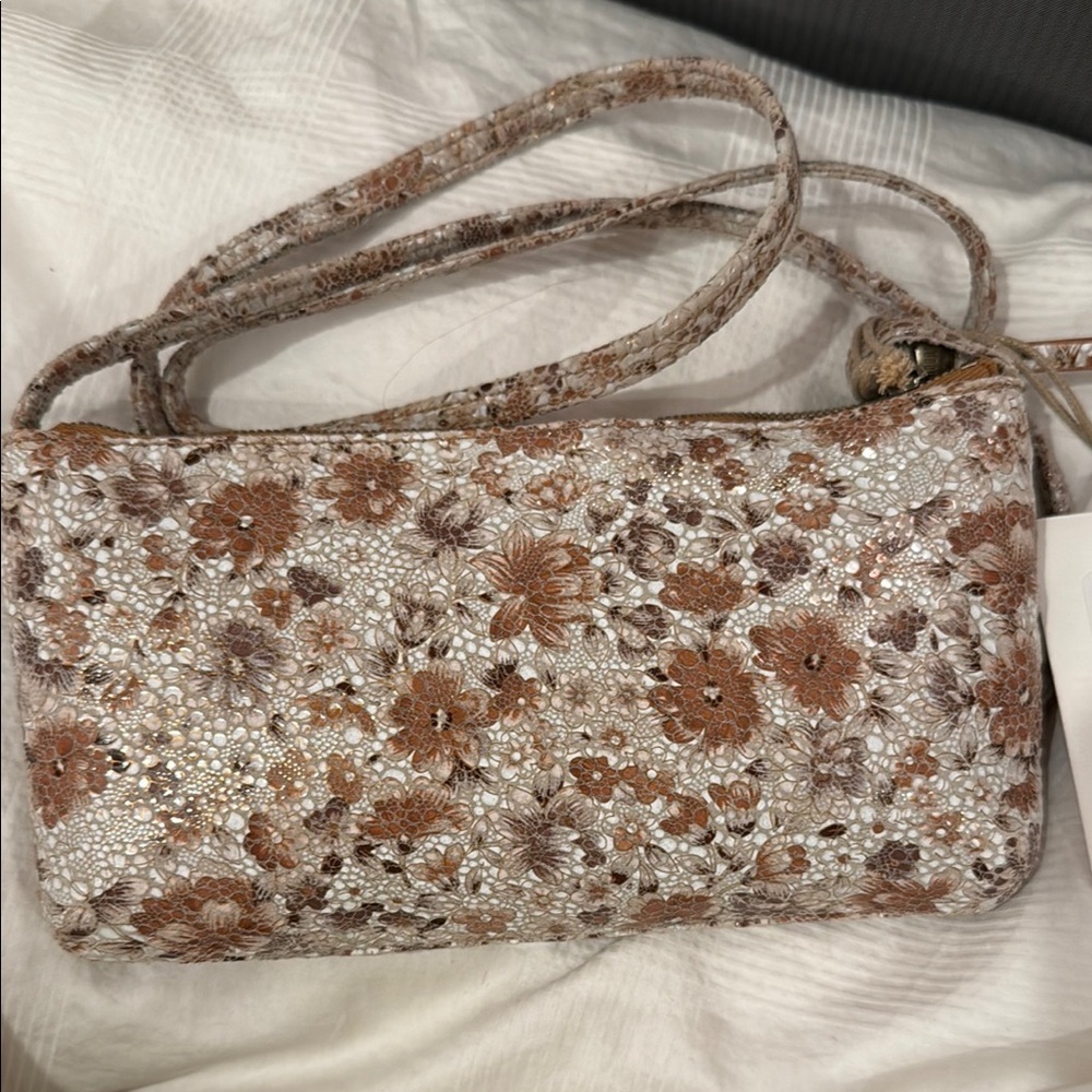 HOBO CARA CROSSBODY BAG in Sepia Bloom NWT